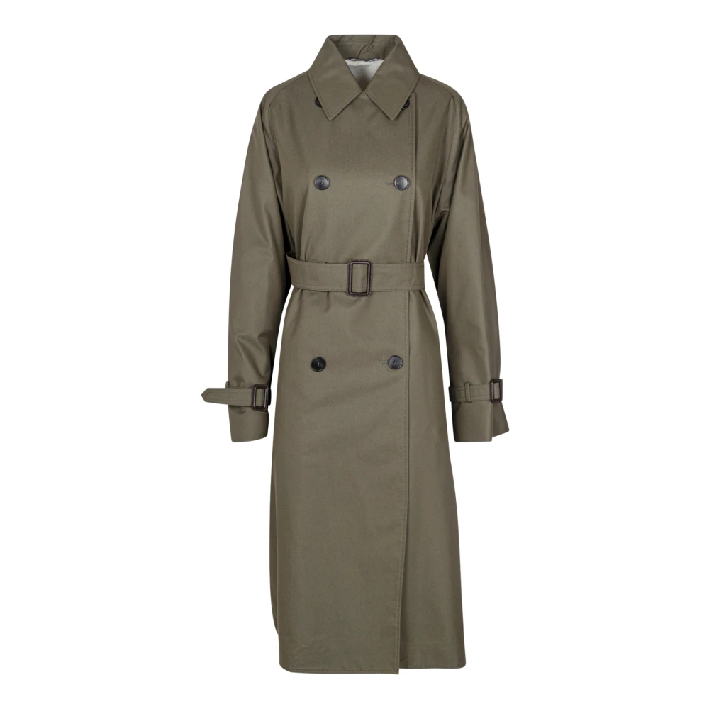 Max Mara Weekend Omkeerbare trenchcoat met raglanmouwen Green Dames