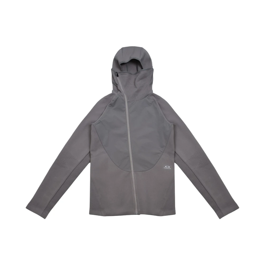 Oakley Gray Training Jackets, Male, Xl, Latitude Veil Mid Layer