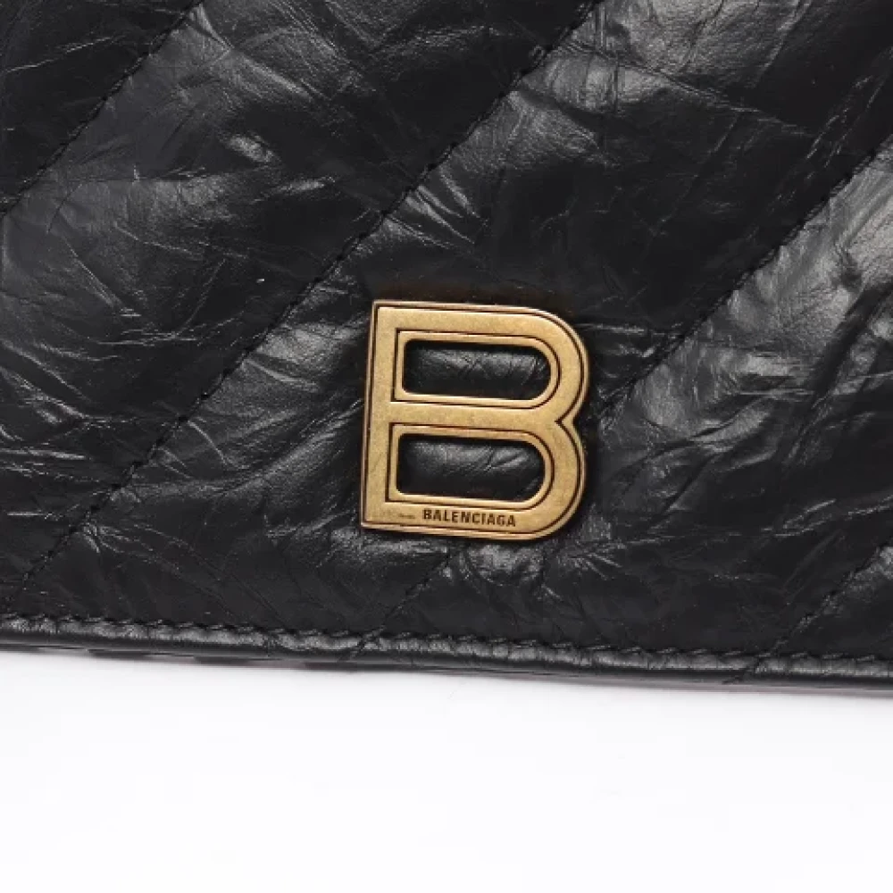 Balenciaga Vintage Pre-owned Leather wallets Black Dames