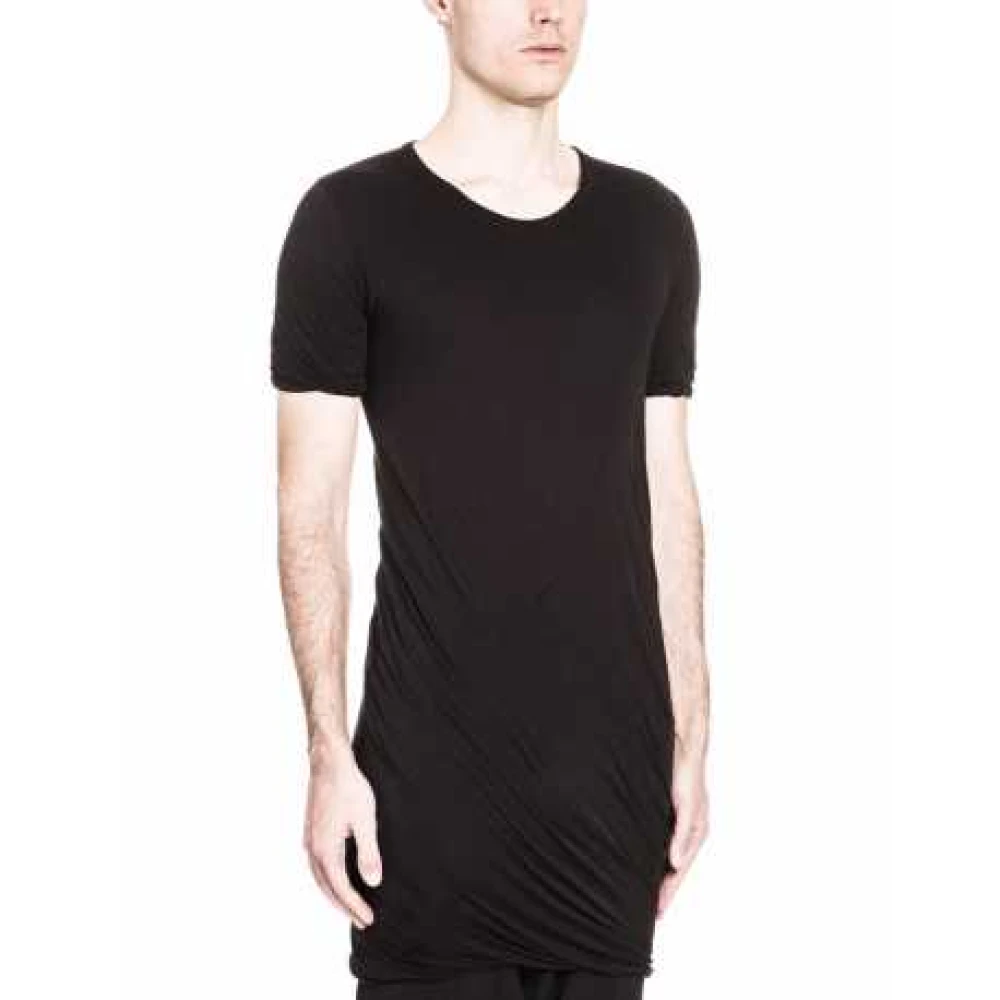 Rick Owens Double Tee Black Heren