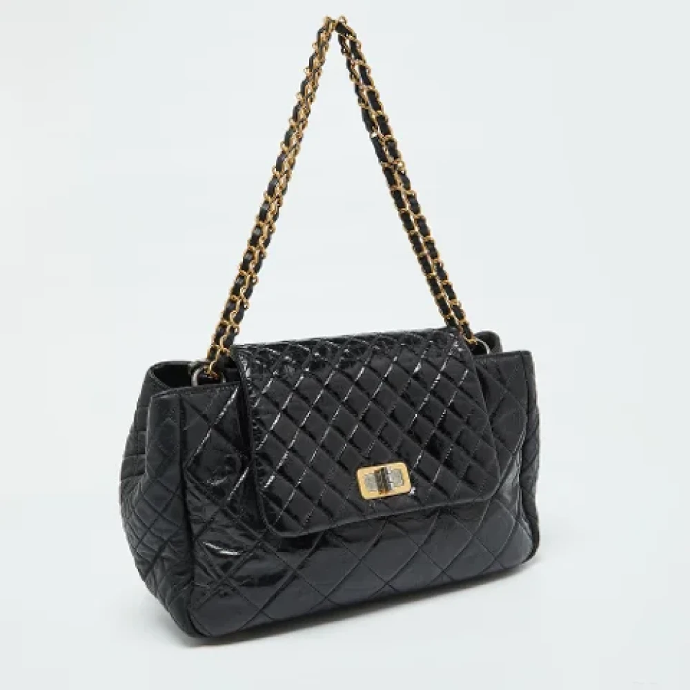 Chanel Vintage Pre-owned Leather chanel-bags Black Dames