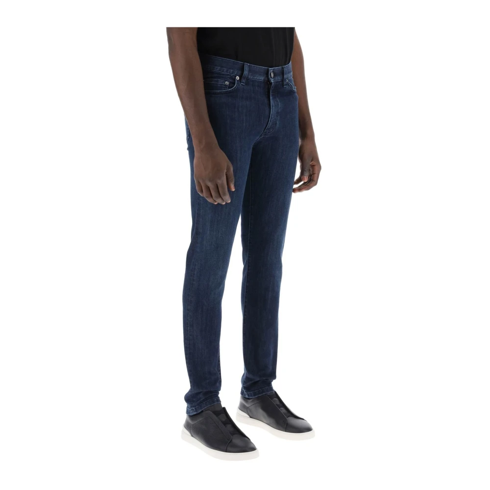 Ermenegildo Zegna Klassieke Denim Jeans voor Mannen Blue Heren