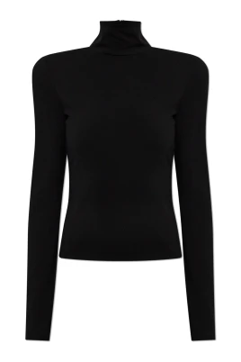 Turtleneck med axelvaddar