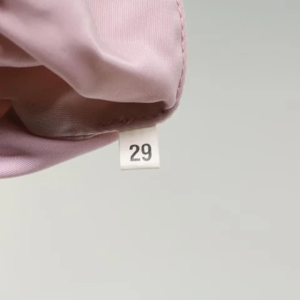 Prada Vintage Pre-owned Nylon pouches Pink Dames