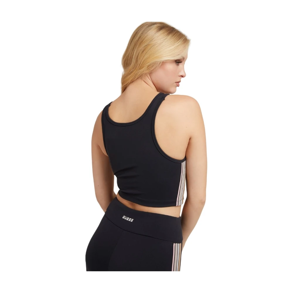 Guess Mouwloze Top Black Dames