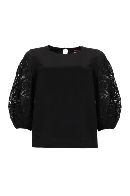 Mstordine Macrame Sleeve Top