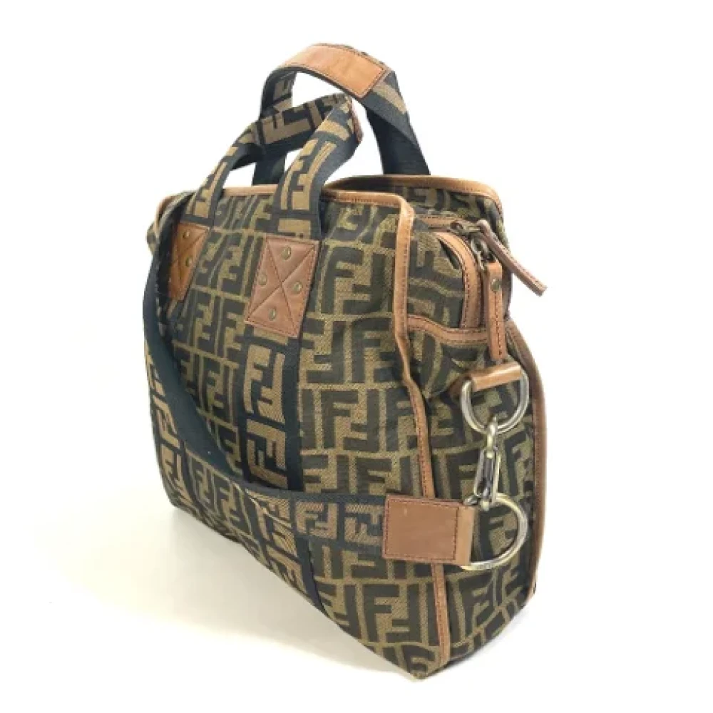 Fendi Vintage Pre-owned Leather fendi-bags Brown Dames