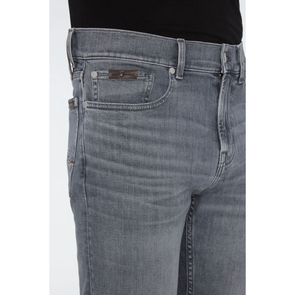 7 For All Mankind Slim Fit Jeans Donkerblauw Gray Heren