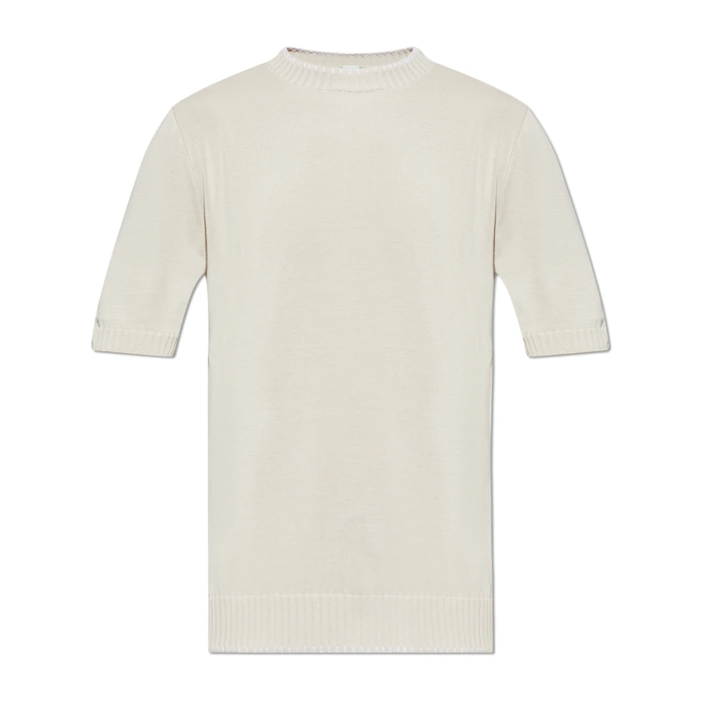 Eleventy Katoenen T-shirt Beige Heren