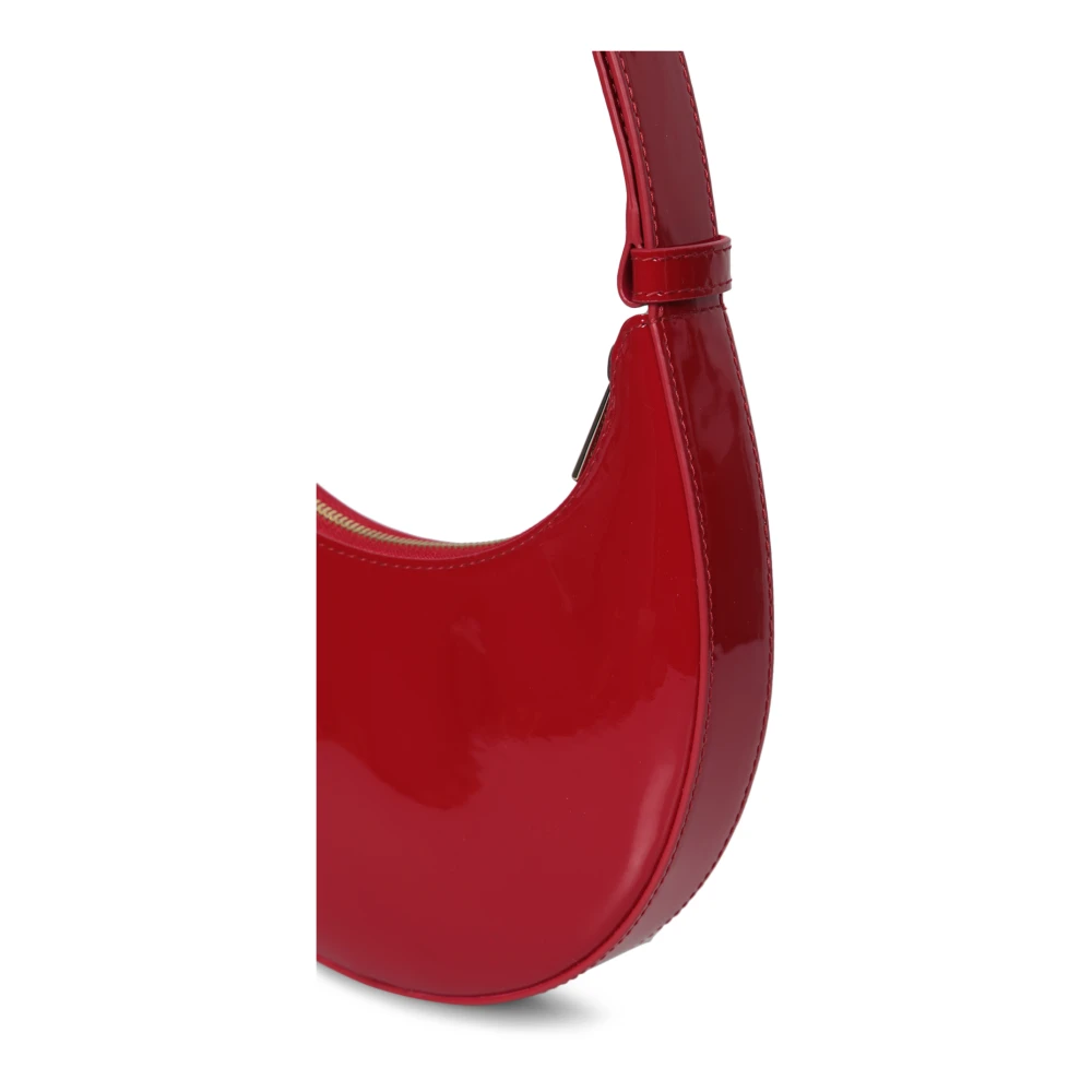 Furla Rode Patent Halve Maan Mini Tas Red Dames
