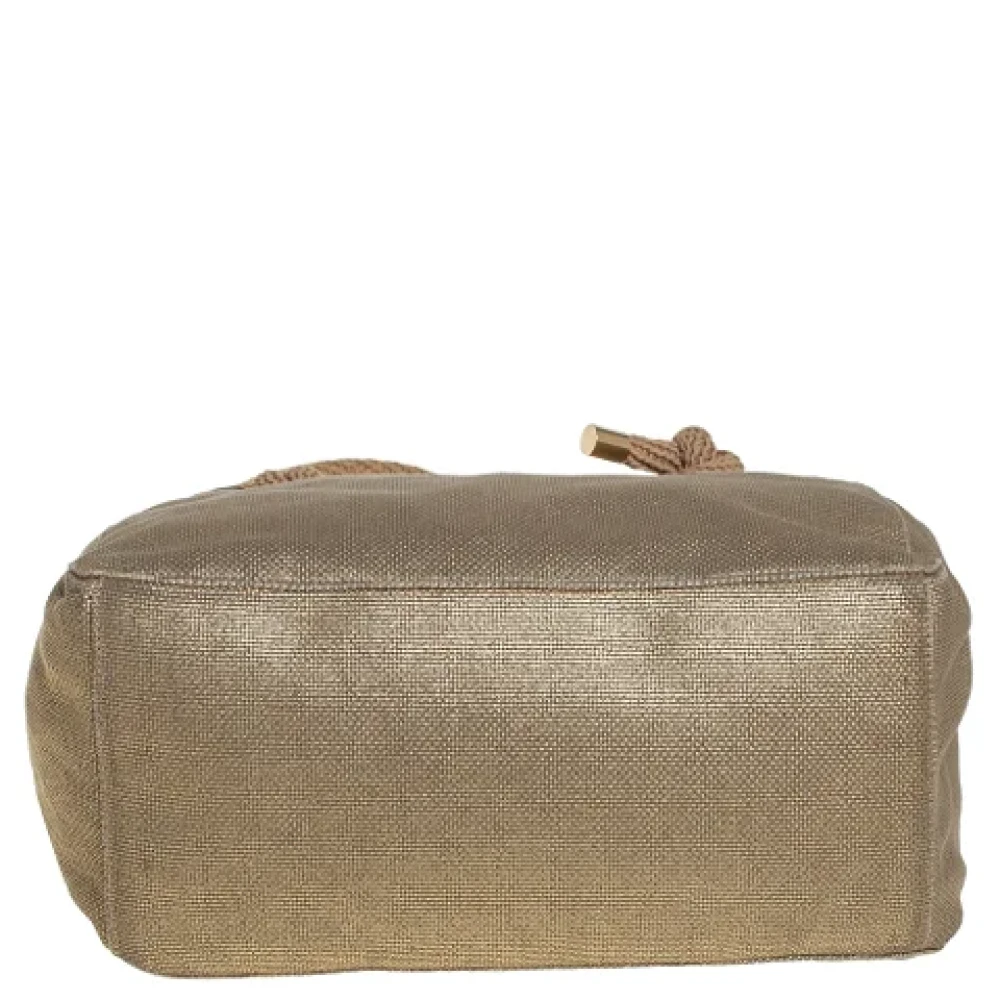 Michael Kors Pre-owned Canvas totes Beige Dames