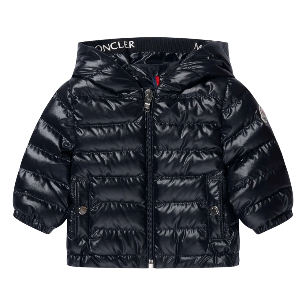 Moncler Boys Blue Winterjackets,, Baby Navy Puffer Jacket Medium Kids