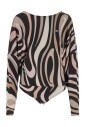 marmeren-print-bodysuit-met-cape-mouwen