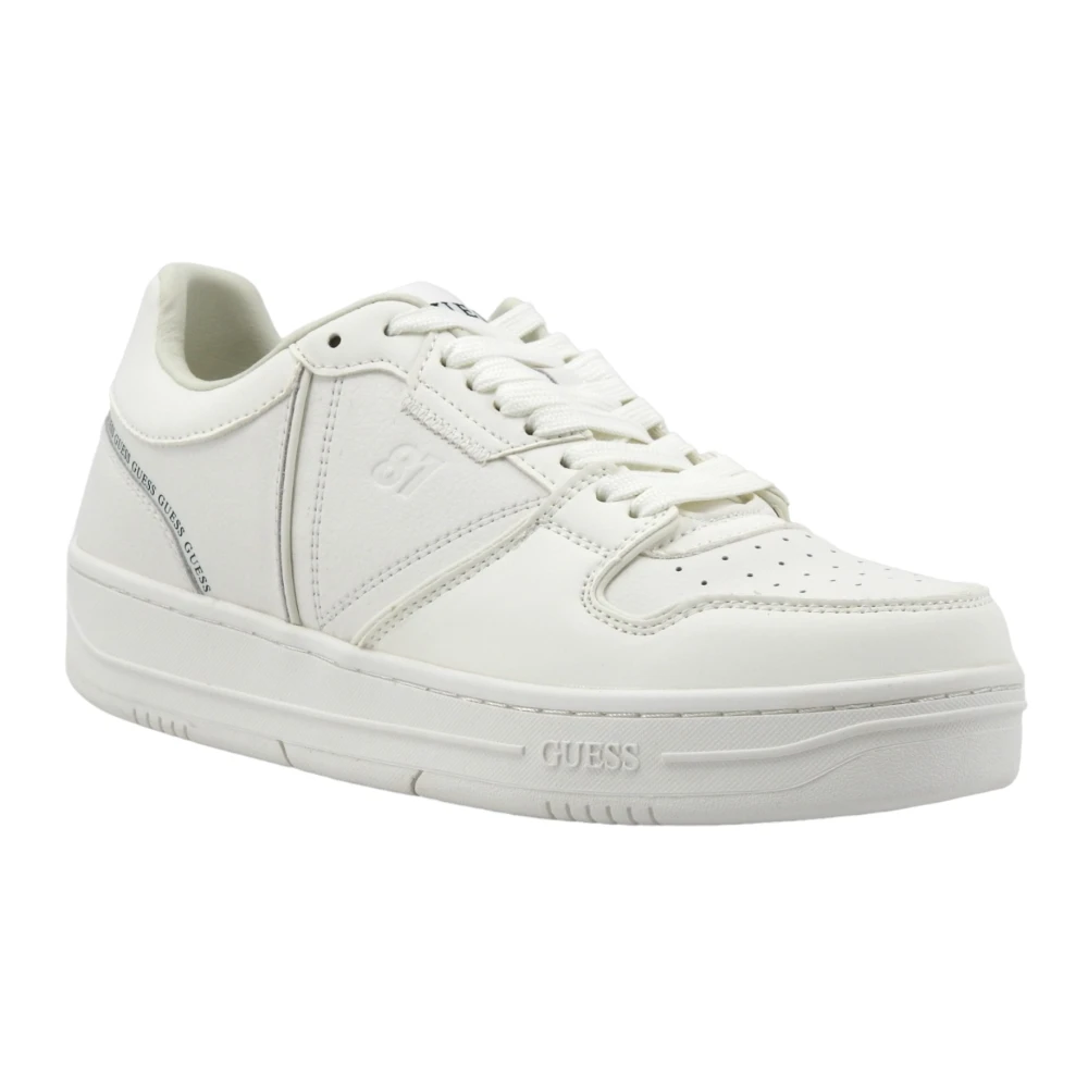 Guess Ancona Low Sneaker Heren Schoenen Wit