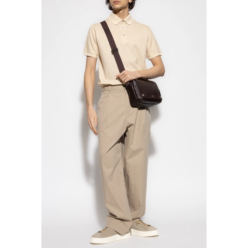 ETRO Polo met logo Beige Heren