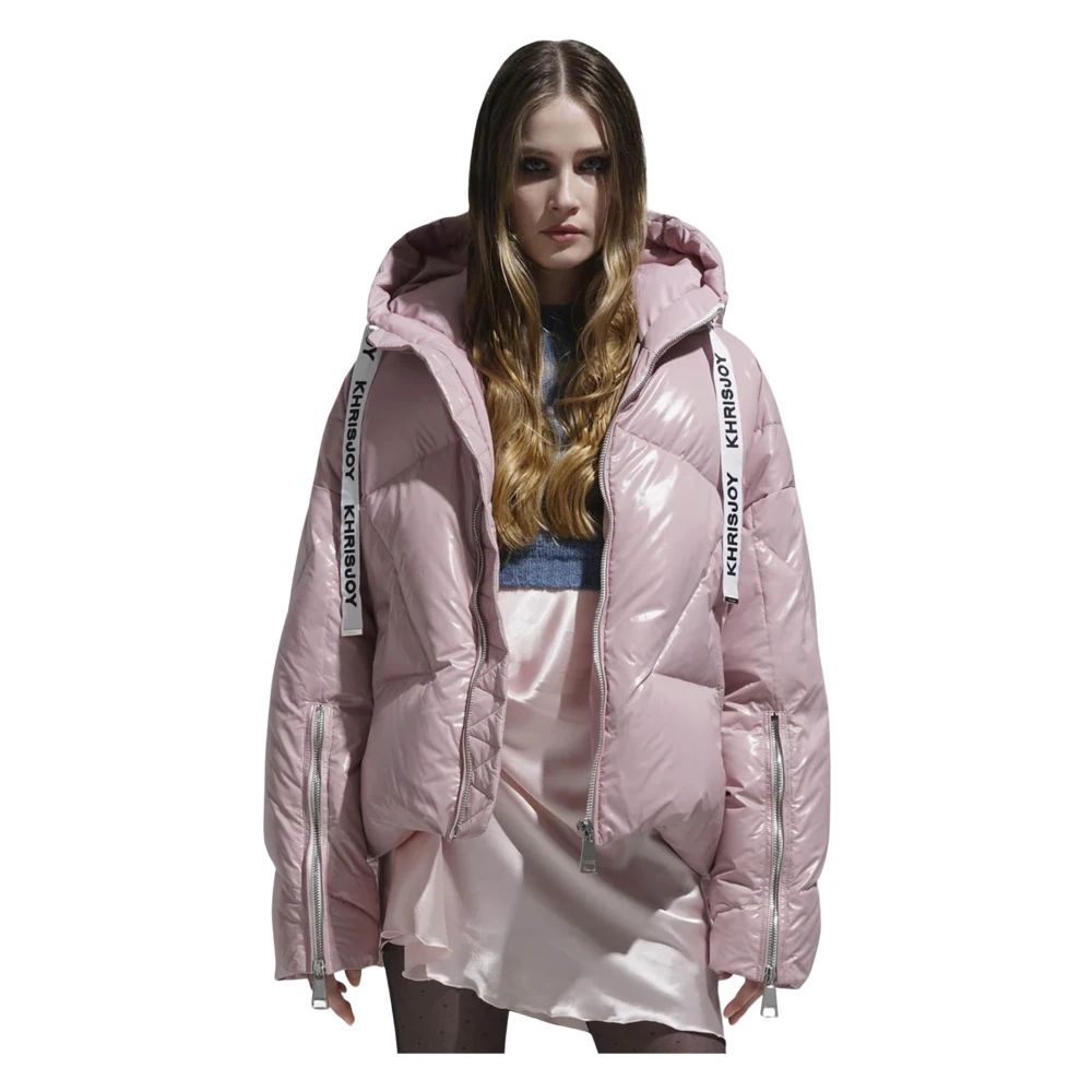 Khrisjoy Oorbellen Antique Rose Shiny Style Pink Dames