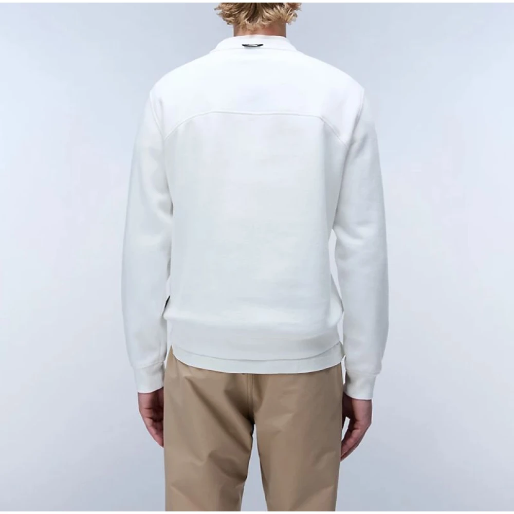 Napapijri Heren B-Badge C Sweatshirt White Heren