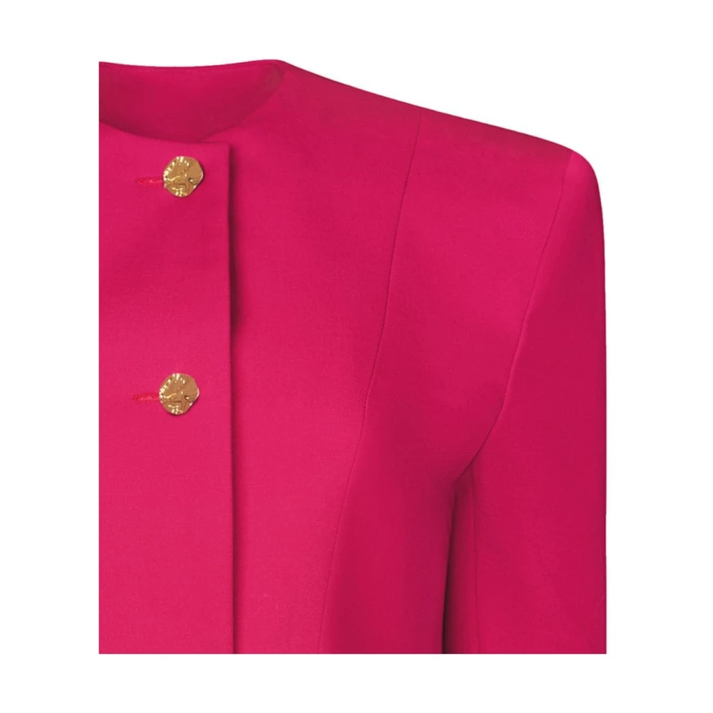 Nina Ricci Stunning Wool Jacket in Fuchsia Pink Dames