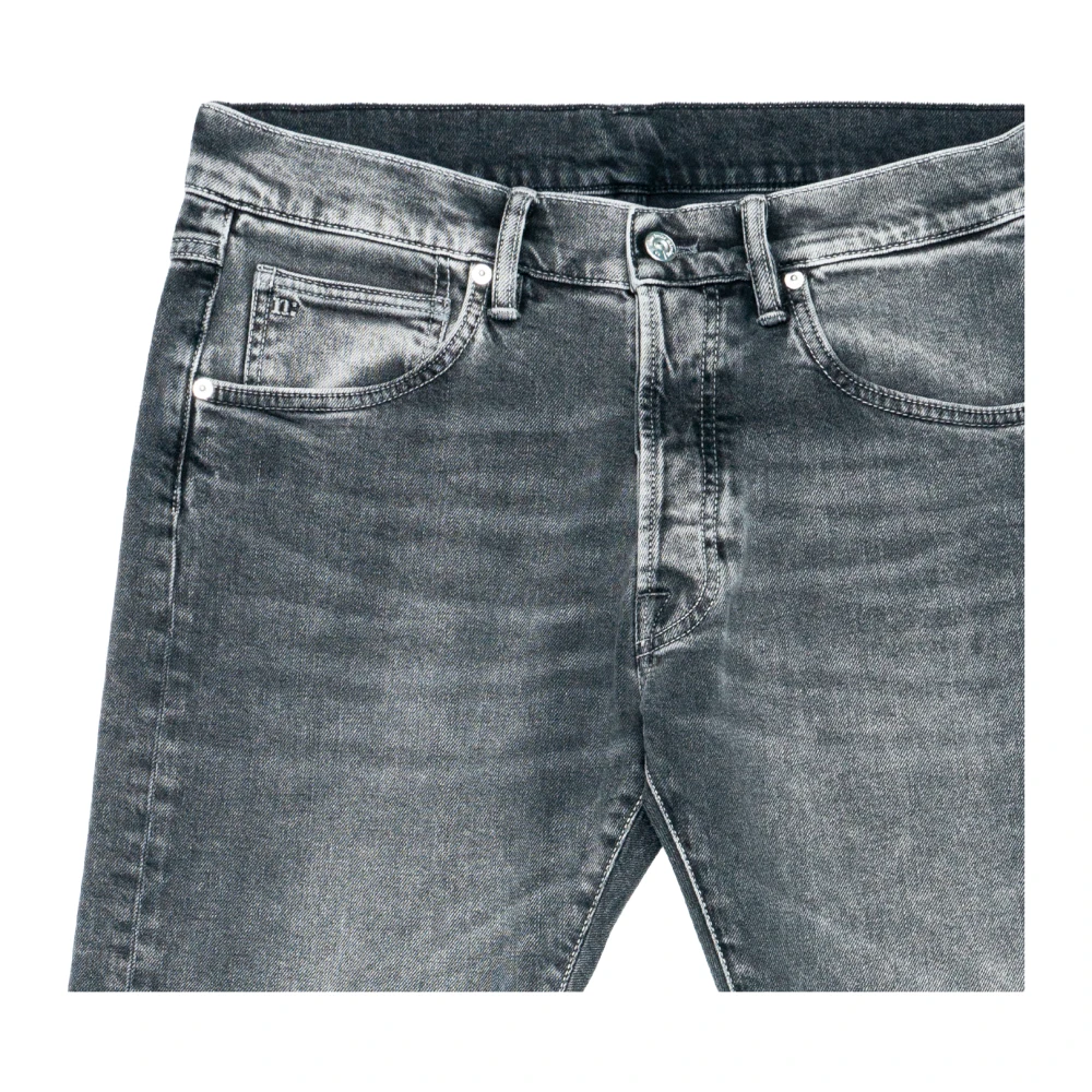 Nine In The Morning Authentieke denim straight leg jeans Gray Heren