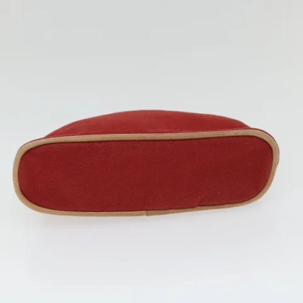 Hermès Vintage Pre-owned Canvas pouches Red Dames