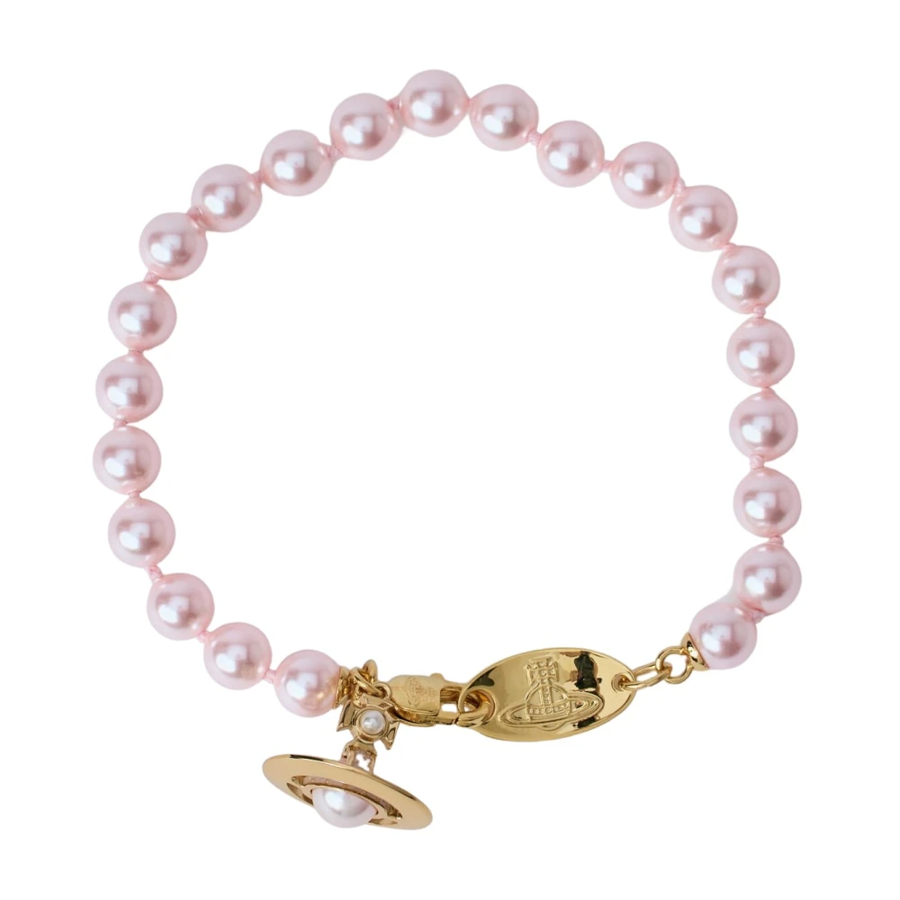 Vivienne Westwood Women's Pink Simonetta Pearl Bracelet
