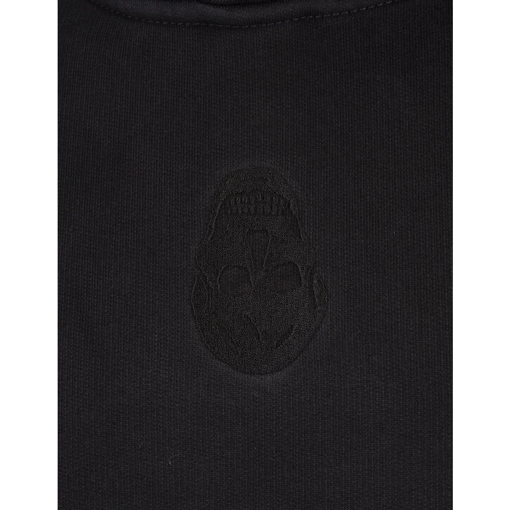alexander mcqueen Zwarte Mouwloze Hoodie met Nieten Black Heren