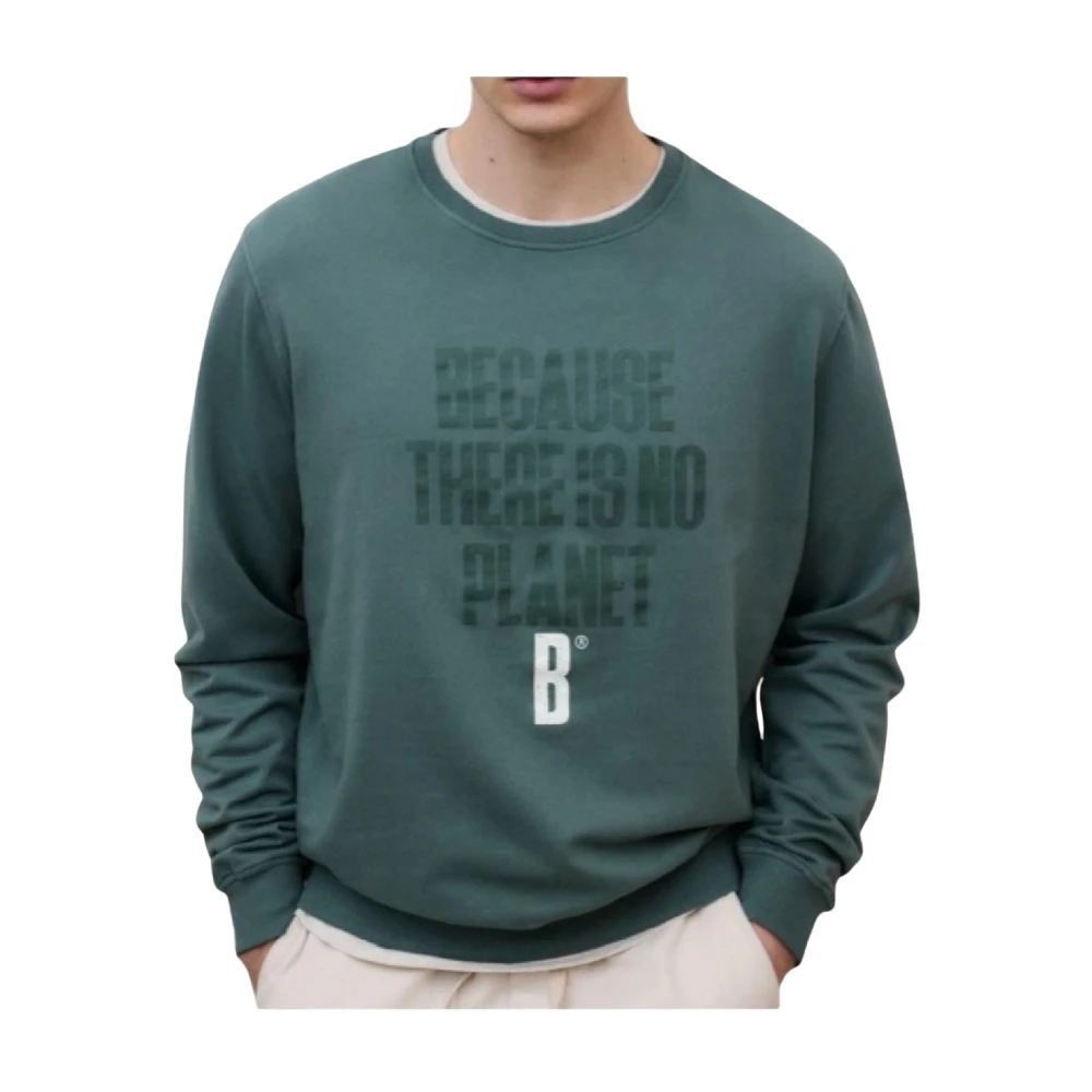 Ecoalf Men's Green Bardera Sweatshirt - Sweatshirts - S - Sweatshirts & Hoodies
