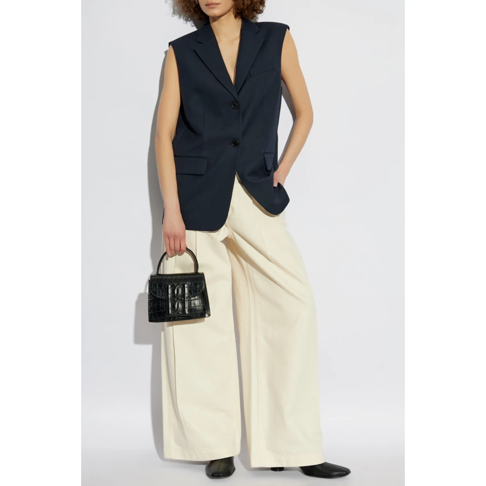 Theory Wollen vest Blue Dames