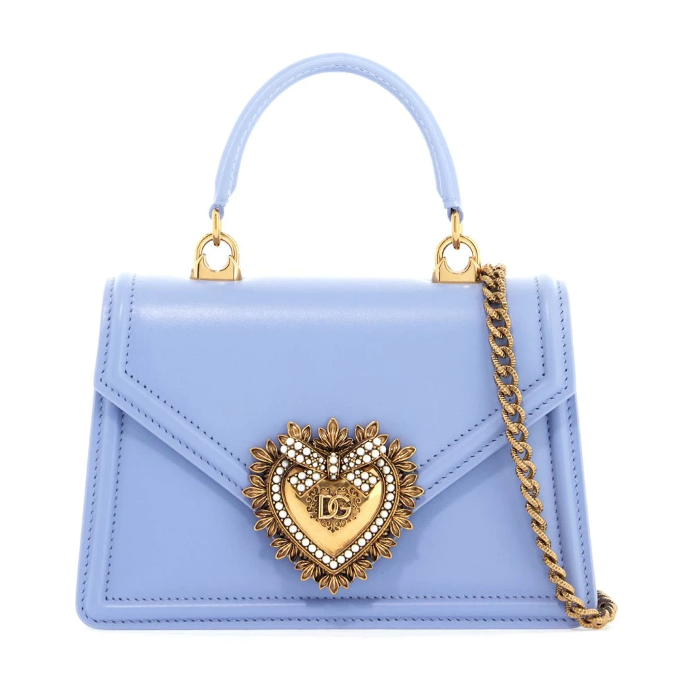 Dolce & Gabbana Sacred Heart Mini Tas Blue Dames