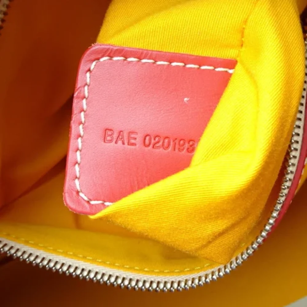 Goyard Vintage Pre-owned Leather handbags Red Dames