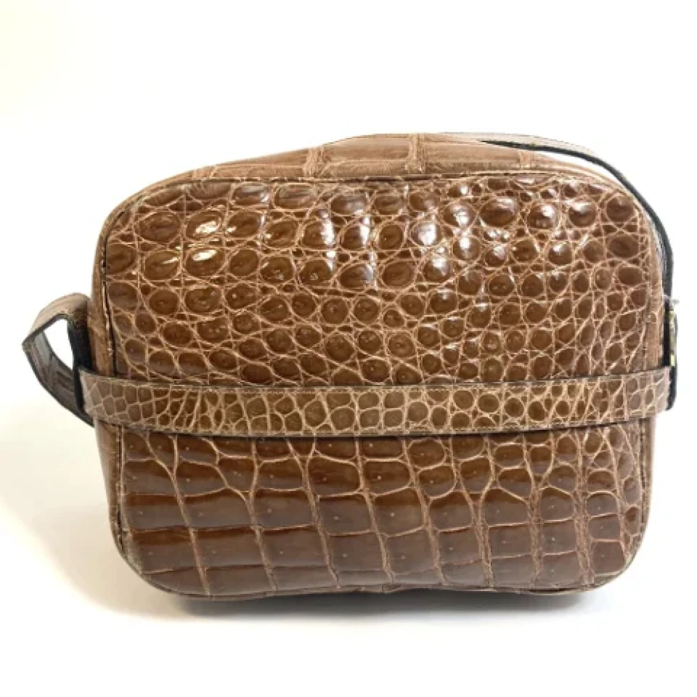 Dior Vintage Pre-owned Fabric dior-bags Brown Dames