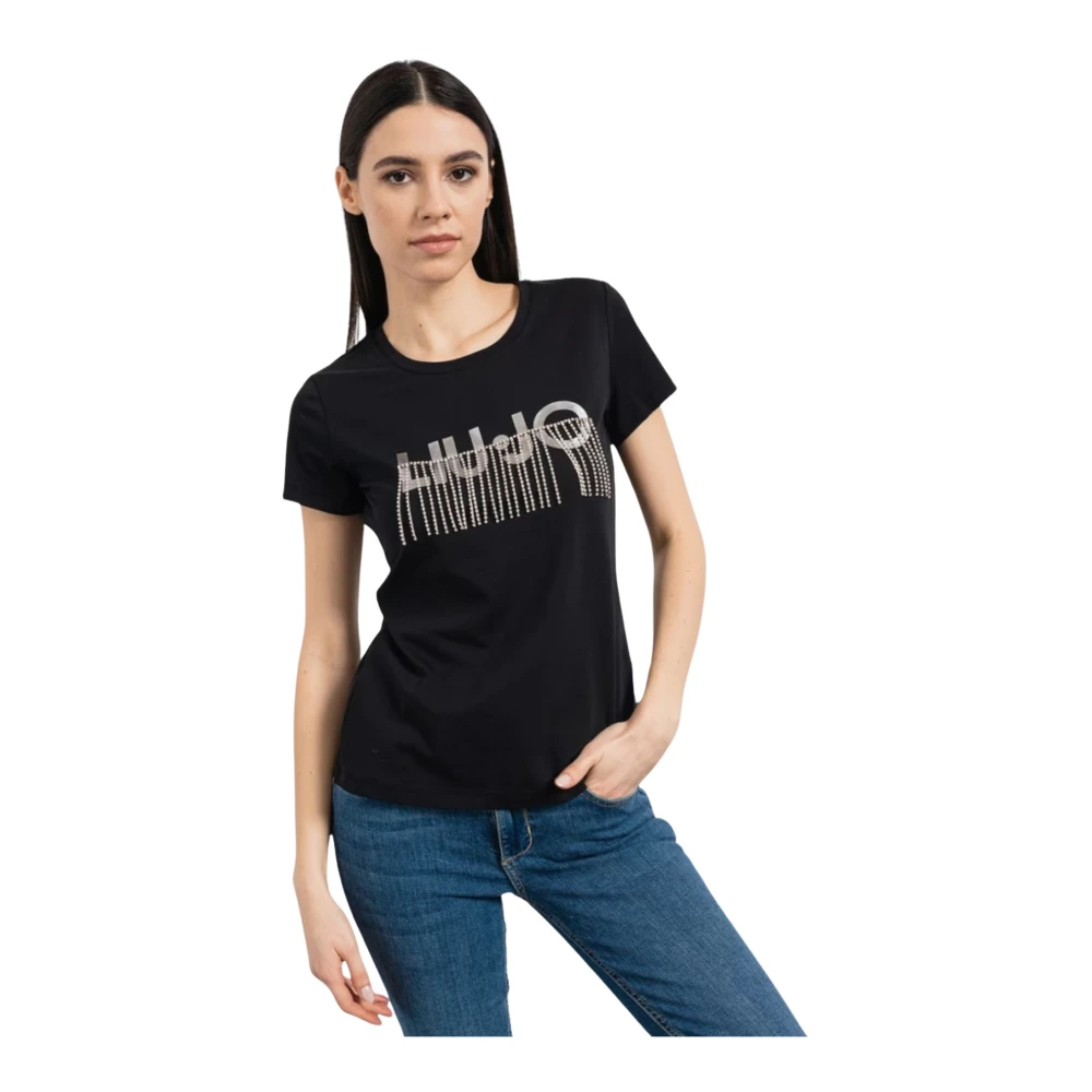 Liu Jo Korte Mouw T-shirt Black Dames