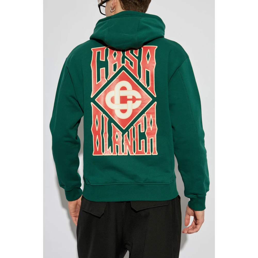 Casablanca Hoodie Green Heren
