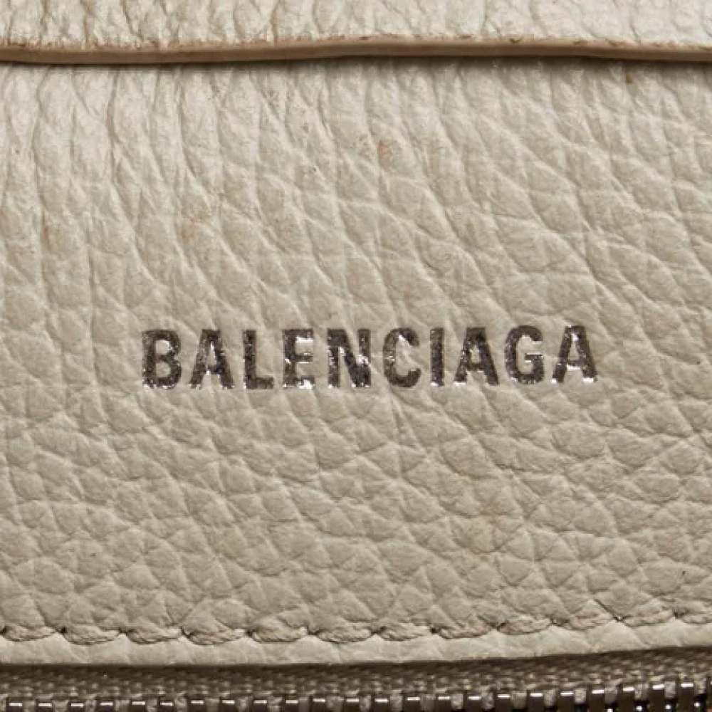 Balenciaga Vintage Pre-owned Leather balenciaga-bags Beige Dames