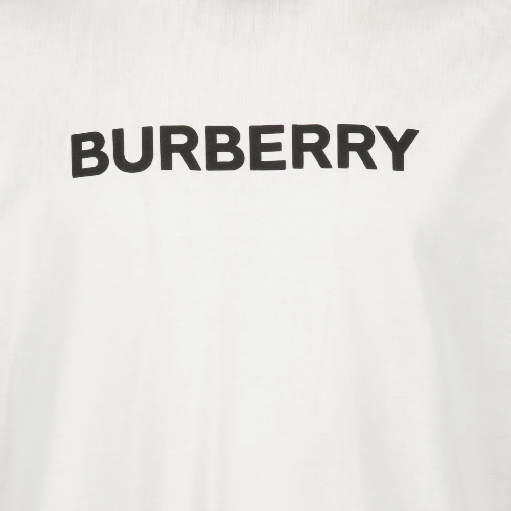 Burberry Logo Print T-Shirt White Heren