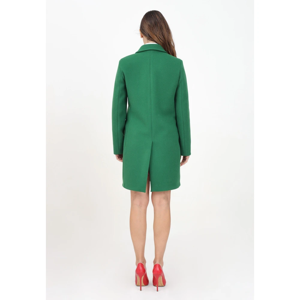 ViCOLO Korte groene jas voor vrouwen Green Dames