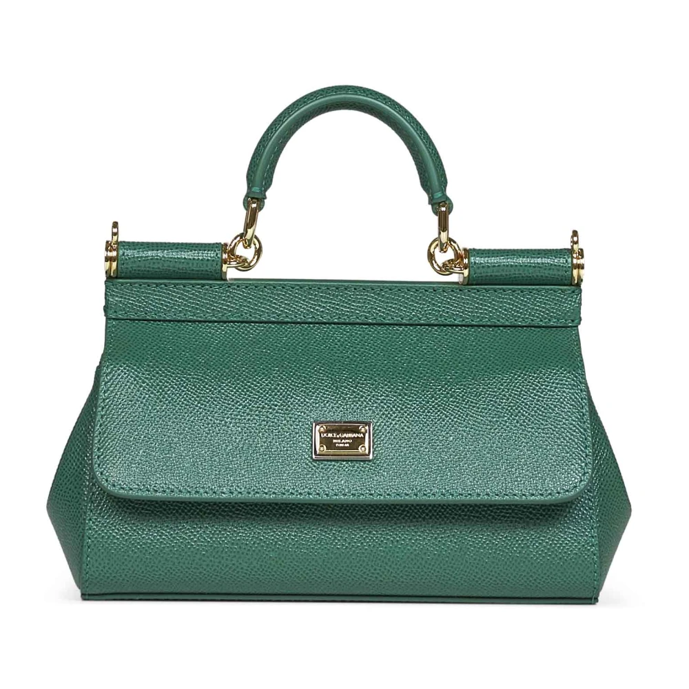 Dolce & Gabbana Handbags, Female, One Size, Small Sicily Bag Green