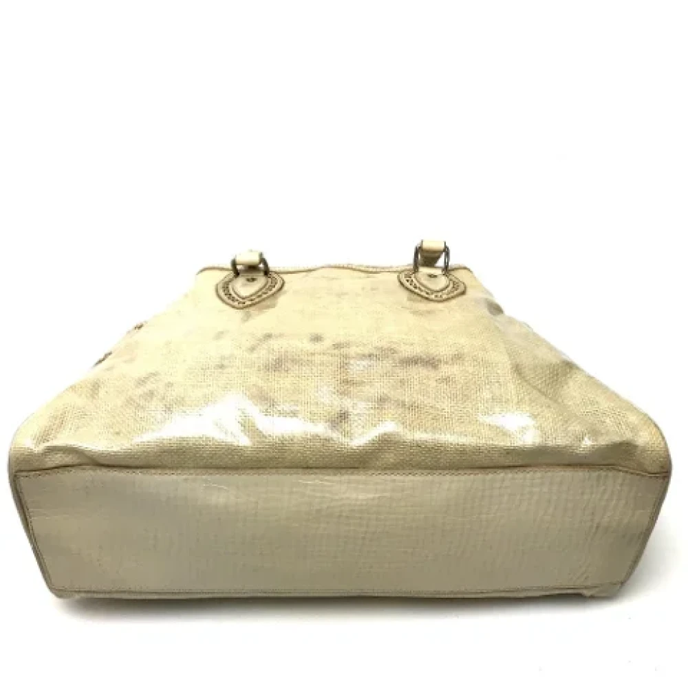 Fendi Vintage Pre-owned Fabric fendi-bags Beige Dames