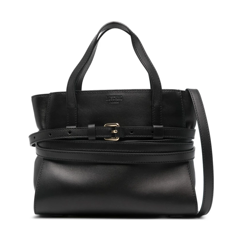 Moschino Women's Black Handbags, One Size, Tie Me Small Handbag