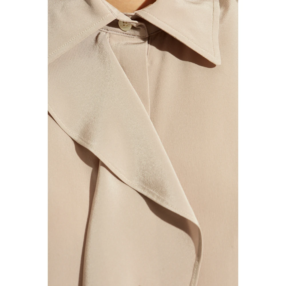 Victoria Beckham Zijden overhemd Beige Dames
