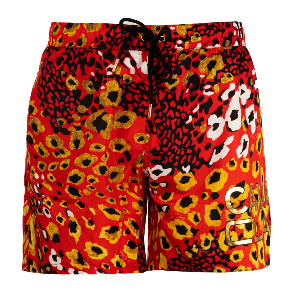 Cavalli Class Wilde Stijl Boxershorts Orange Heren