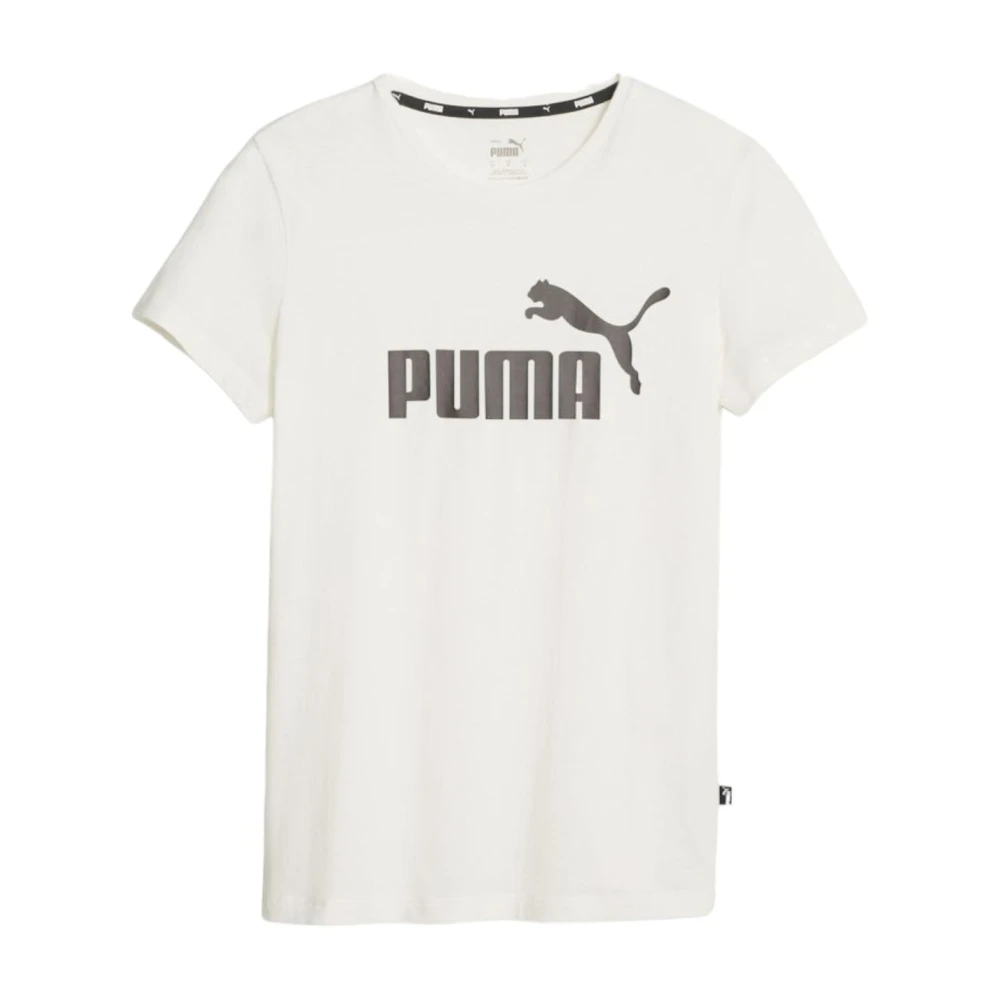 Puma Casual T-shirts voor mannen en vrouwen White Dames