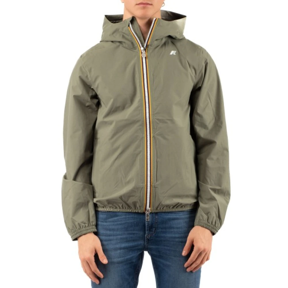 K-Way Giacca Jack Stretch Dot Verde Uomo - Immagine 2