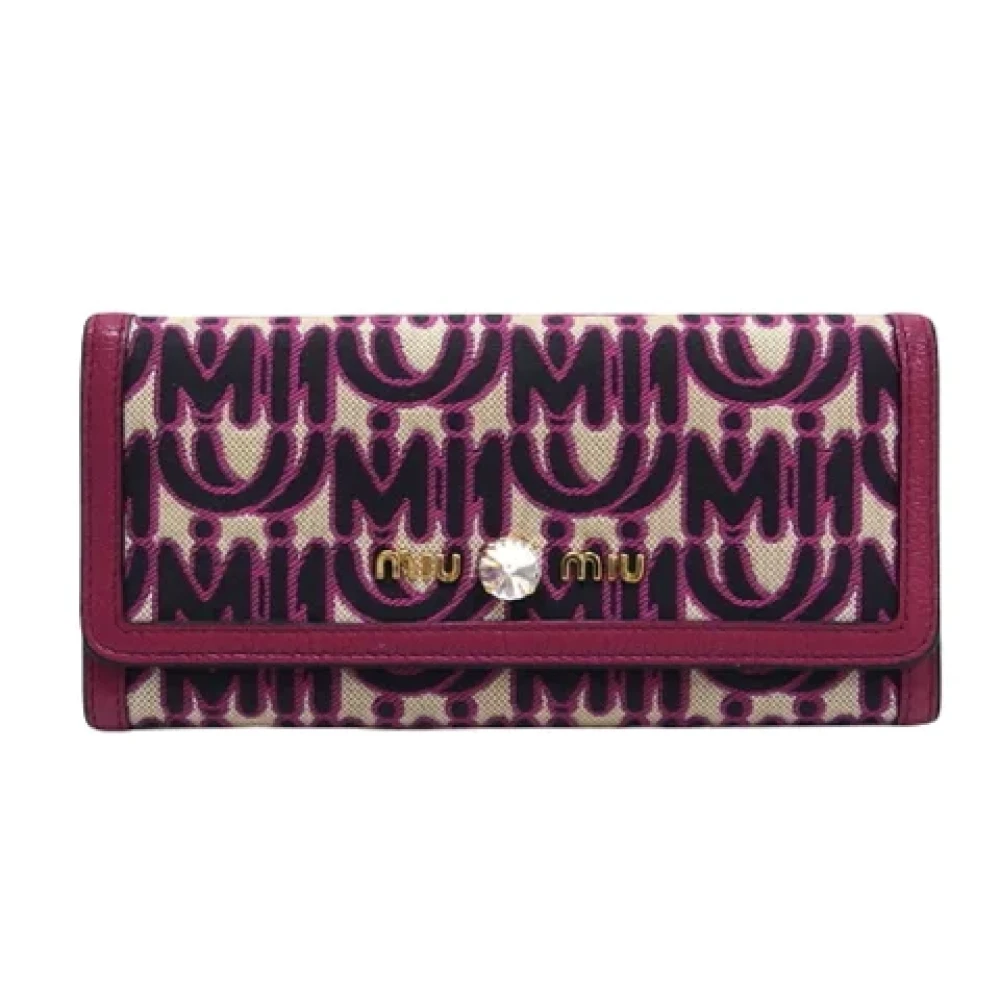 Pre-owned > Pre-owned Accessories > Pre-owned Wallets - - Miu Miu Pre-owned - Modalova