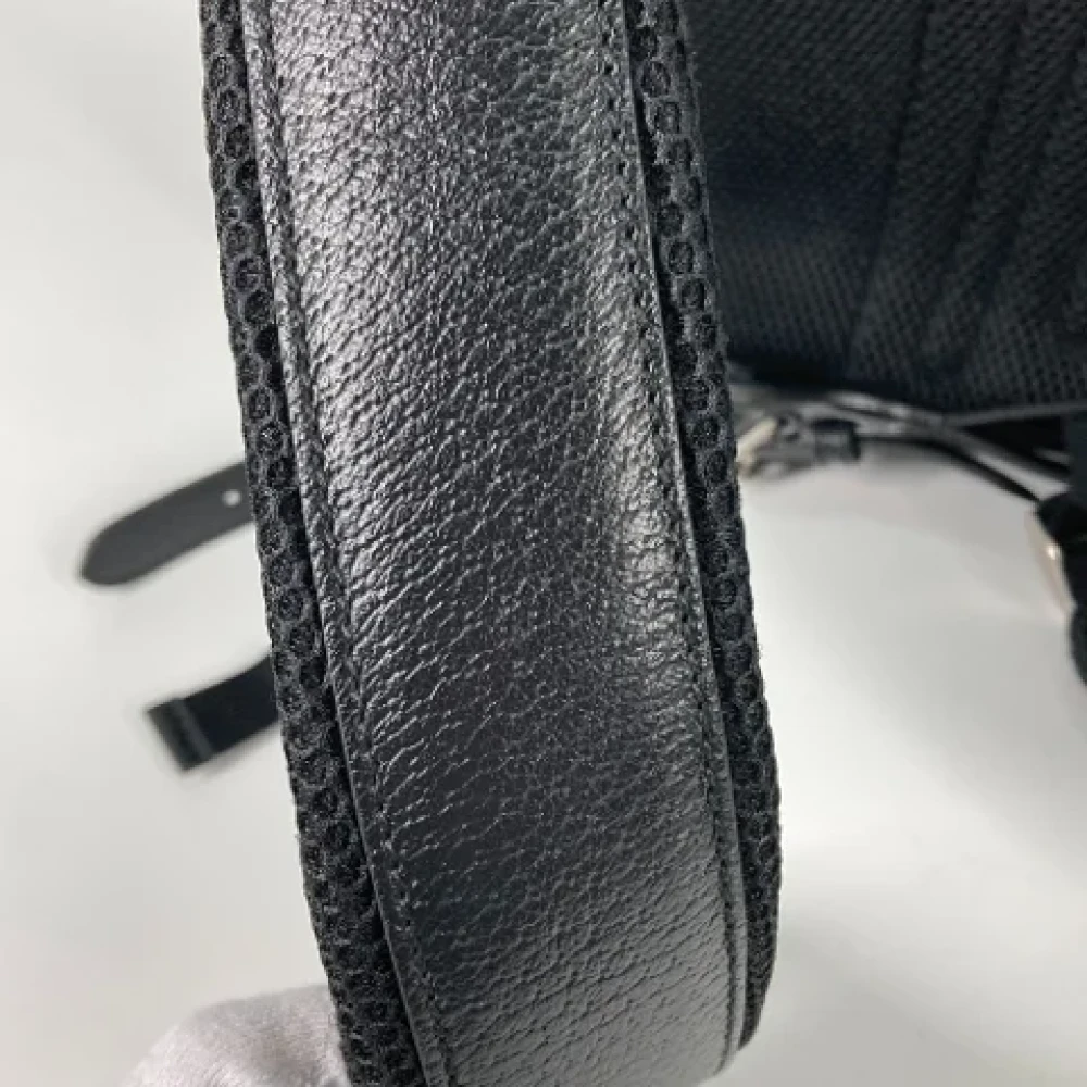 Gucci Vintage Pre-owned Canvas gucci-bags Black Heren