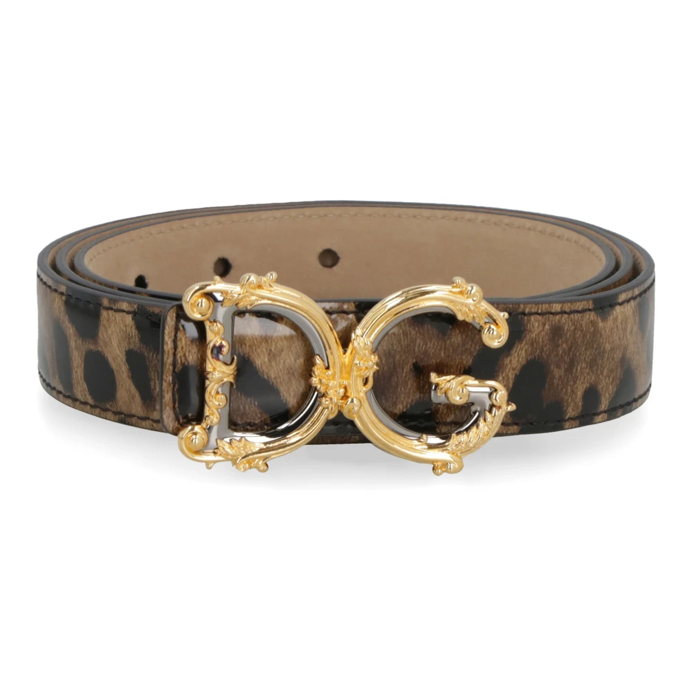 Dolce & Gabbana Leren gesp riem Multicolor Dames