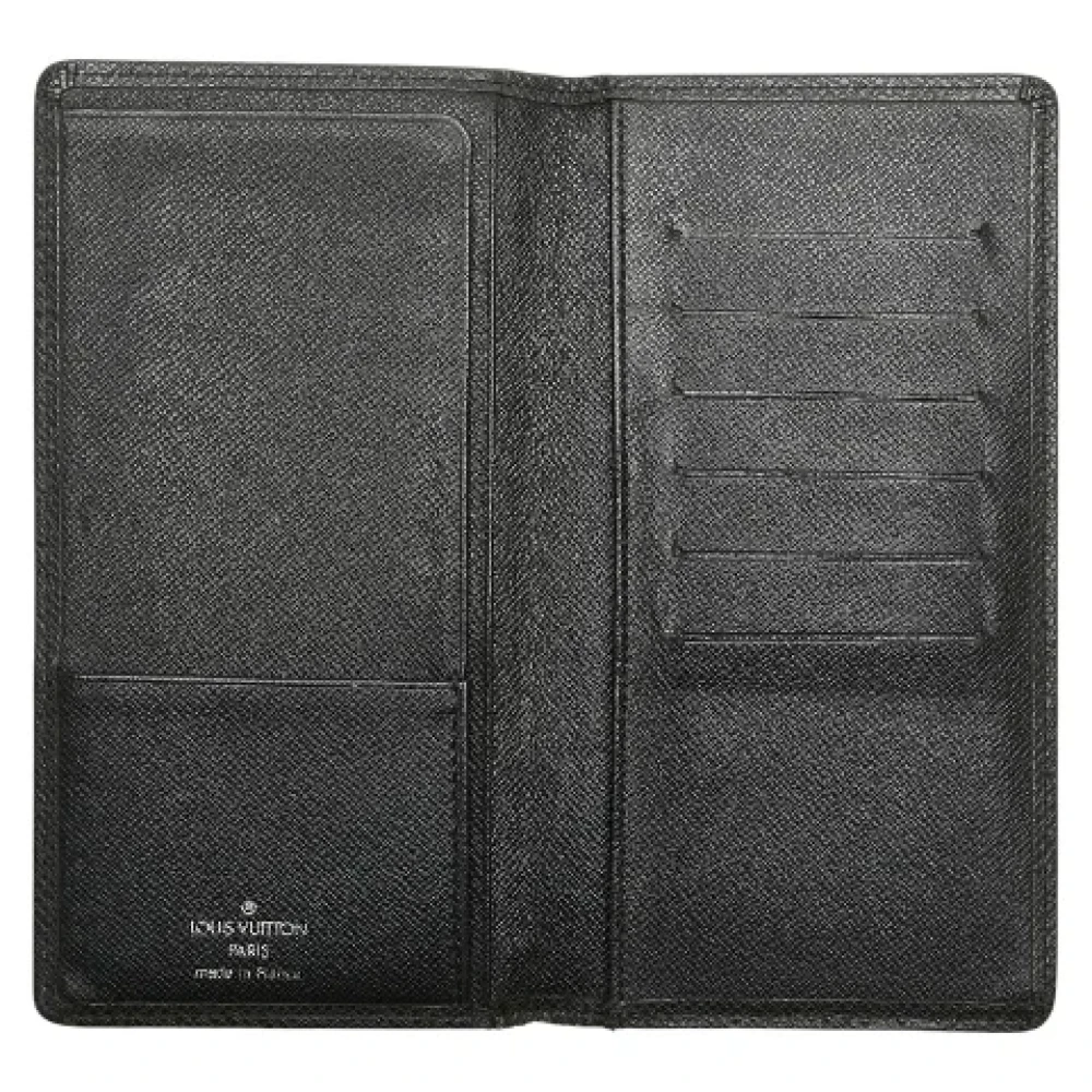 Louis Vuitton Vintage Pre-owned Leather wallets Black Heren