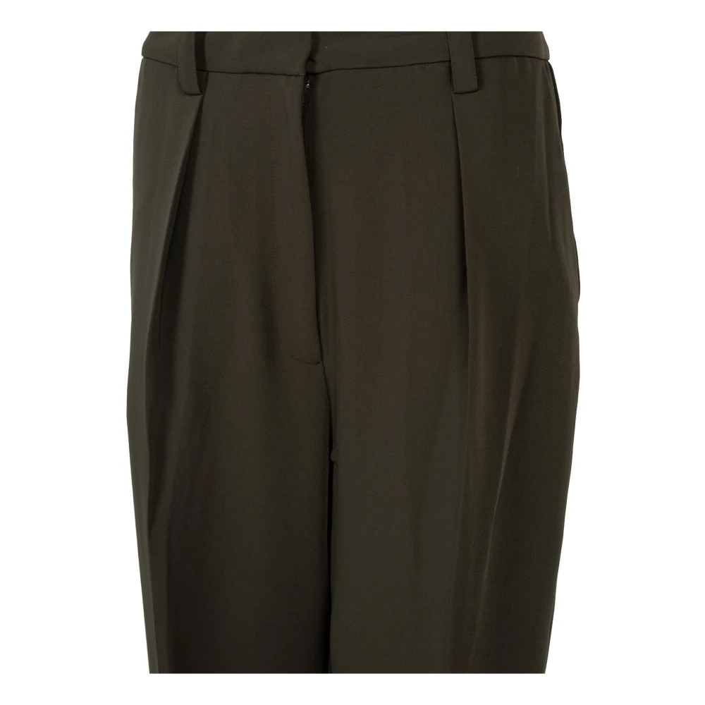 pinko Elegante Klassieke Broek Green Dames