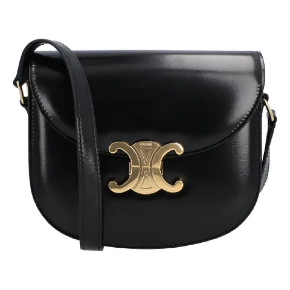 Celine Leather crossbody-bags Black Dames