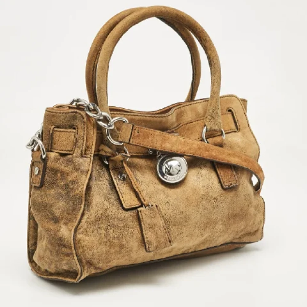 Michael Kors Pre-owned Fabric handbags Beige Dames